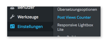 Unsichtbarer Besucher-Zähler für WordPress-Seiten und -Beiträge // support.dickopf-design.ch